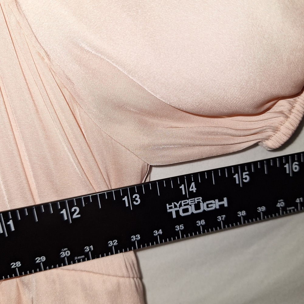 Valentine's Day Altar'd State Light Pink Puff Sleeve Mini Dress S Coquette Fairy - Picture 11 of 16